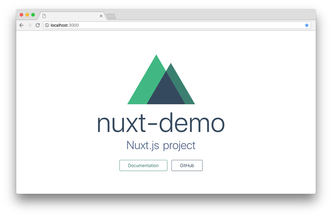 Nuxt Demo Image - Hello World Example